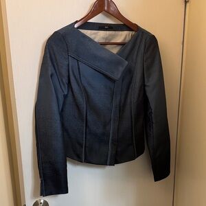 Hugo Boss Navy Asymmetric Jacket